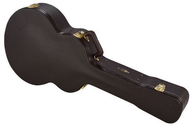PVC Leather Exterior Jumbo Guitar Case Velvet Padding Interior With Locks And Soft Handle